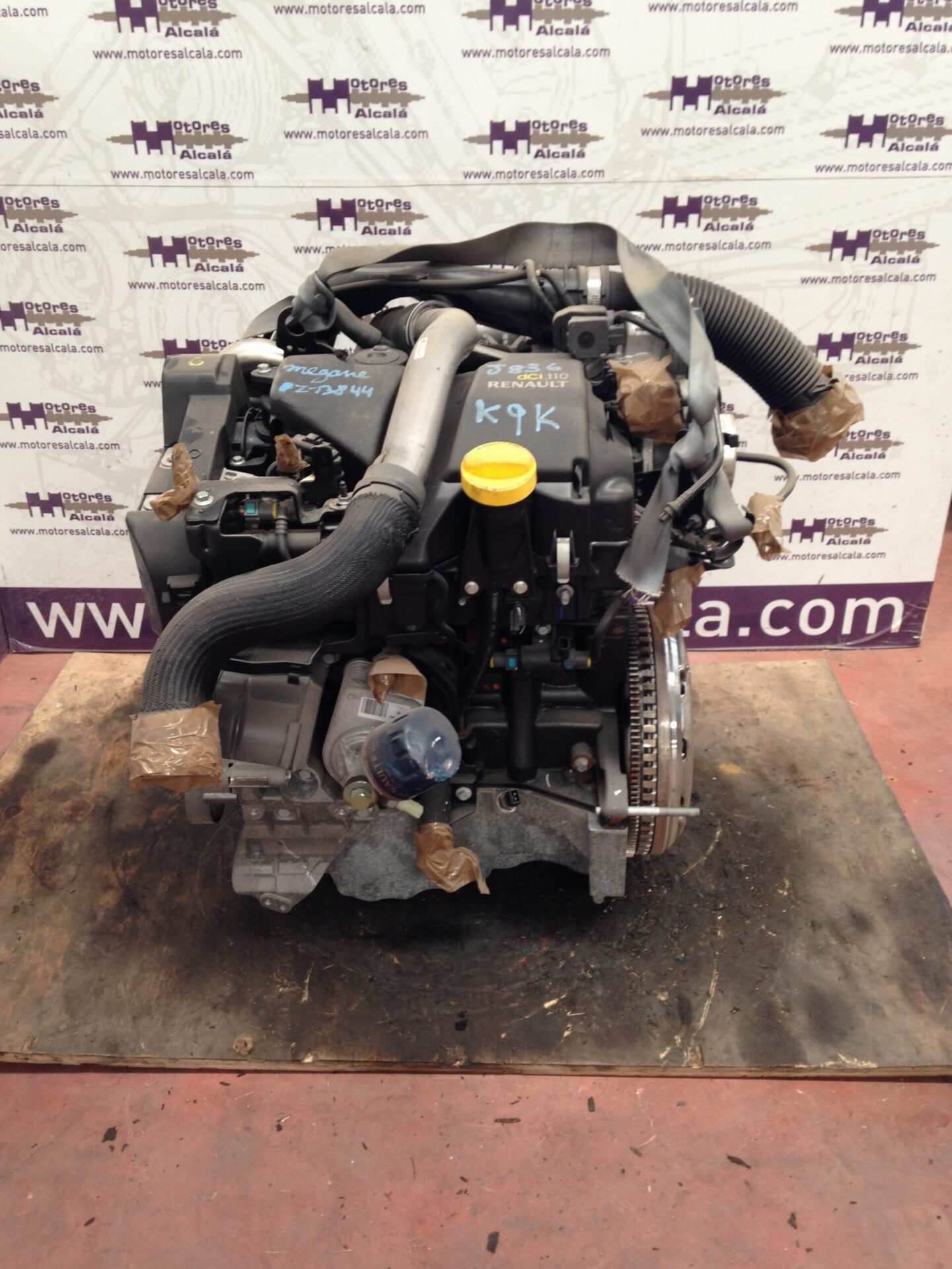 MOTOR K9K836 (RENAULT MEGANE 1.5 DCI 110 CV)